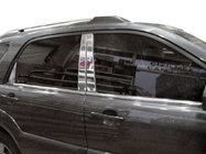 Kia Sportage 2004-2010 Stainless Steel Pillar Covers (6 pcs) photo 1