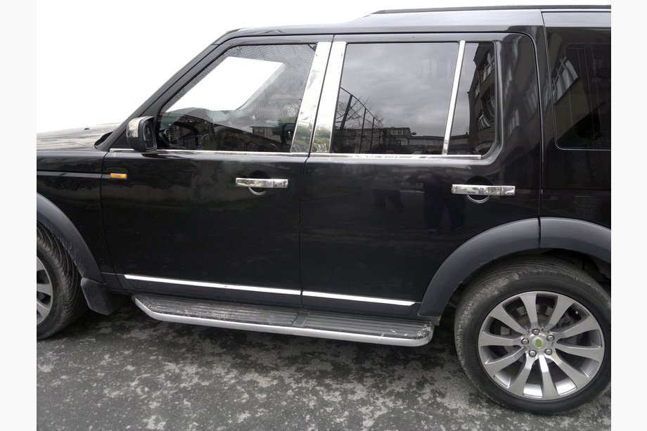 Land Rover Discovery IV 2009-2017 Window Trim Stainless Steel (4 pcs) Image