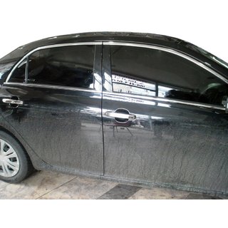 Upper window trim stainless steel (4 pcs) Toyota Corolla 2007-2013 photo 1
