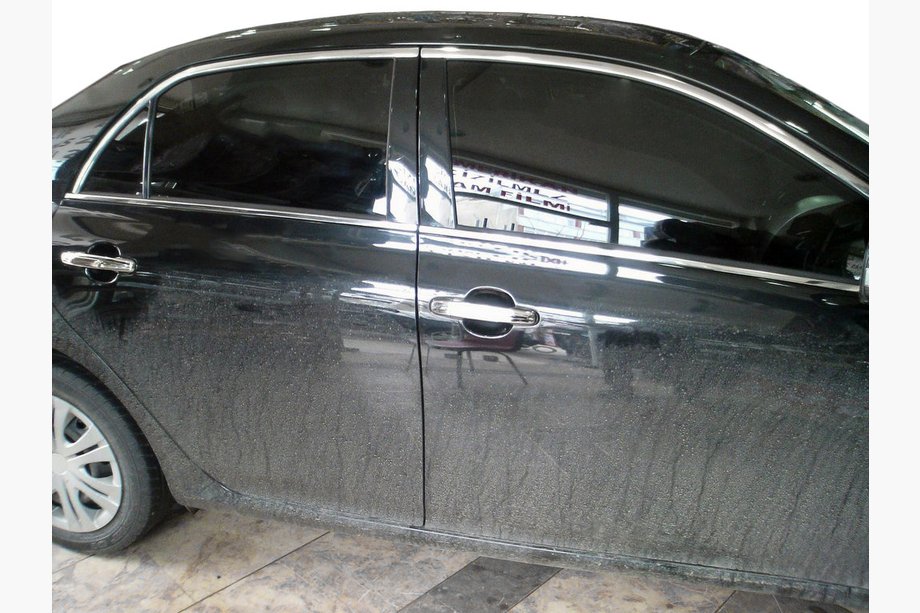 Toyota Corolla 2007-2013 Upper window trim stainless steel (4 pcs) Image