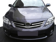 Toyota Corolla 2007-2013 Chrome Grille Covers (2010-2013, 3 pcs, Stainless Steel) photo 1