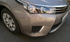 Toyota Corolla 2013-2019 Chrome Fog Light Covers (2013-2016, Stainless Steel) photo 1