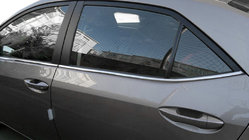 Toyota Corolla 2013-2019 Lower Door Trim Chrome Covers (4 pcs, Stainless Steel) photo 1