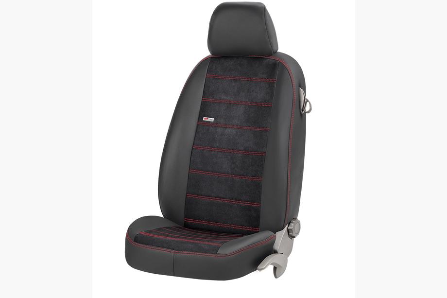 Mercedes C-class W205 2014-2021 Car Seat Covers Eco Leather+Fabric+Alcantara Antara (Full Set) Photo 9