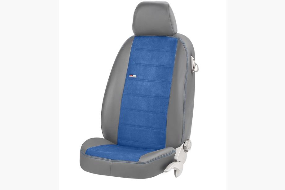 Mercedes C-class W205 2014-2021 Car Seat Covers Eco Leather+Fabric+Alcantara Antara (Full Set) Photo 22