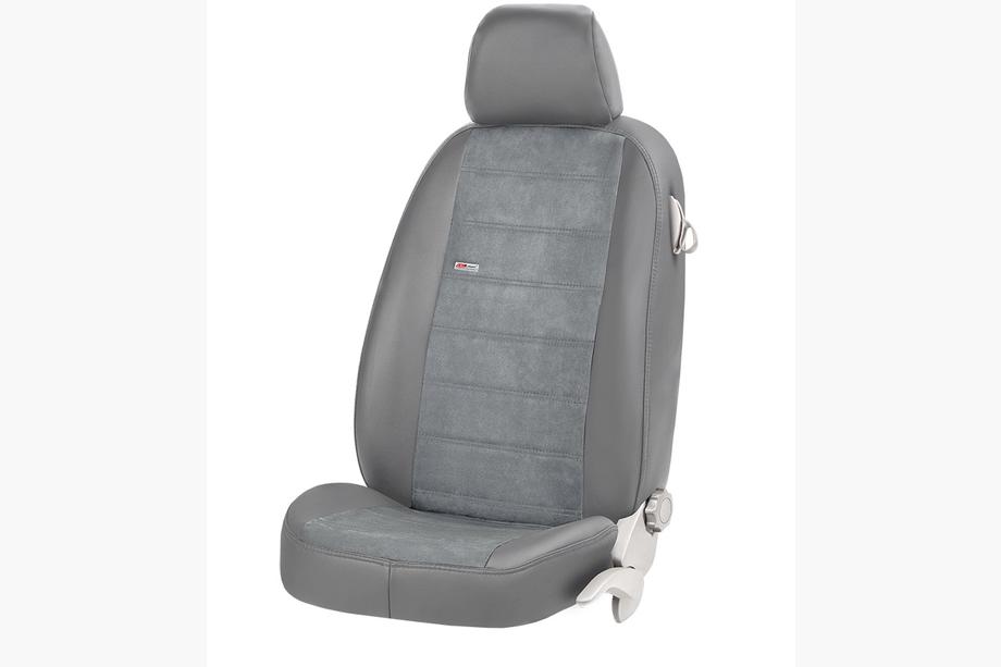 Mercedes C-class W205 2014-2021 Car Seat Covers Eco Leather+Fabric+Alcantara Antara (Full Set) Photo 24