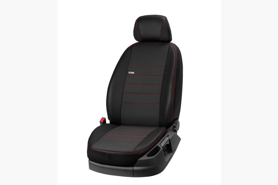 Renault Premium 2006-2013 Car Seat Covers Eco Leather+Fabric+Alcantara Eco Comfort (Front Seats) Image