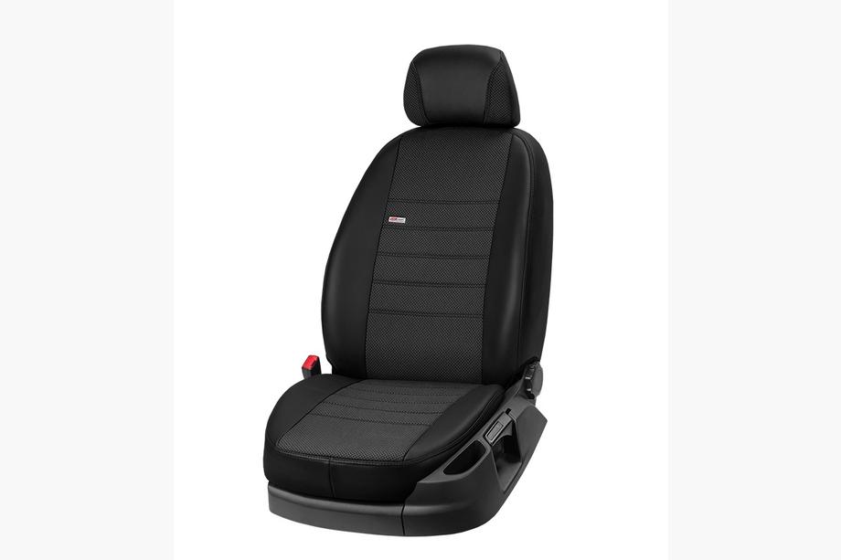 Opel Omega A 1986-1993 Car Seat Covers Eco Leather+Fabric+Alcantara Eco Comfort (Full Set) Photo 2