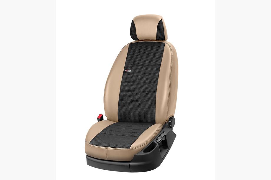 Opel Omega A 1986-1993 Car Seat Covers Eco Leather+Fabric+Alcantara Eco Comfort (Full Set) Photo 8