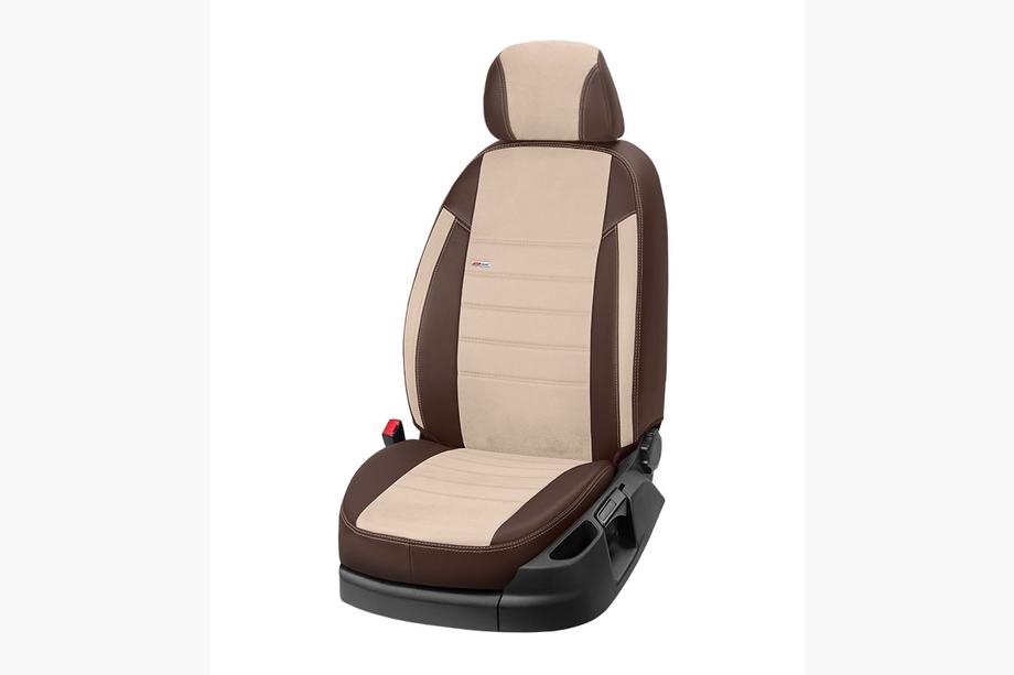 SsangYong Rexton II 2017- Car Seat Covers Eco Leather+Fabric+Alcantara Eco Laser Antara 2020 (Full Set) Photo 13