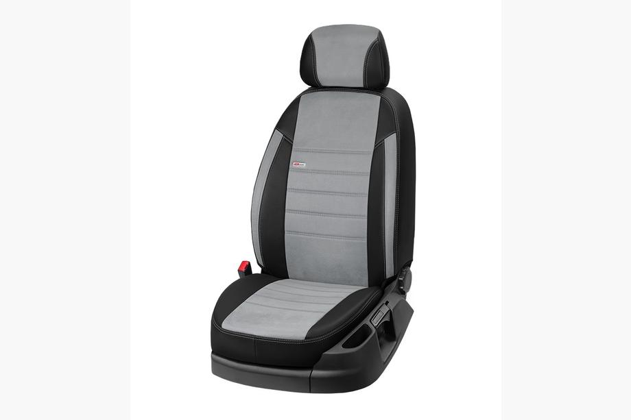 SsangYong Rexton II 2017- Car Seat Covers Eco Leather+Fabric+Alcantara Eco Laser Antara 2020 (Full Set) Photo 8
