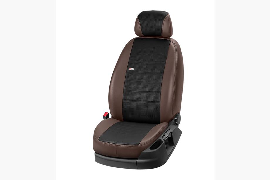 Skoda Octavia II A5 2006-2010 Eco Leather Car Seat Covers Eco Laser 2020 (Full Set) Photo 10