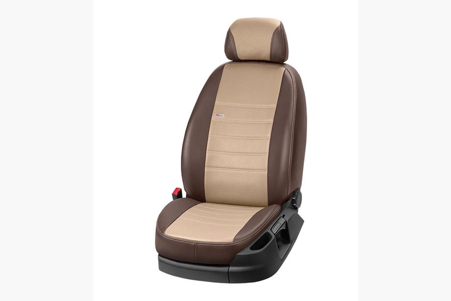 Skoda Octavia II A5 2006-2010 Eco Leather Car Seat Covers Eco Laser 2020 (Full Set) Photo 12