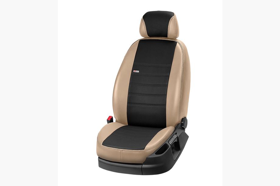 Skoda Octavia II A5 2006-2010 Eco Leather Car Seat Covers Eco Laser 2020 (Full Set) Photo 13