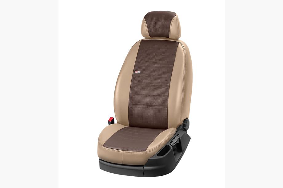 Skoda Octavia II A5 2006-2010 Eco Leather Car Seat Covers Eco Laser 2020 (Full Set) Photo 14