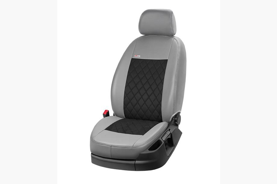BMW X5 G05 2019–2026 Car seat covers eco-leather+fabric+alcantara Eco Prestige Antara (full interior) Photo 8