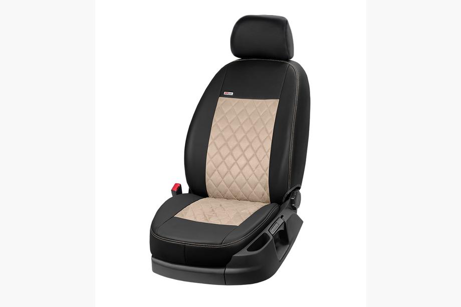 BMW X5 G05 2019–2026 Car seat covers eco-leather+fabric+alcantara Eco Prestige Antara (full interior) Photo 10