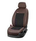 Iveco Trakker 2013- Car Seat Covers Eco Leather+Fabric+Alcantara Eco Prestige Antara (Front Seats) photo 12