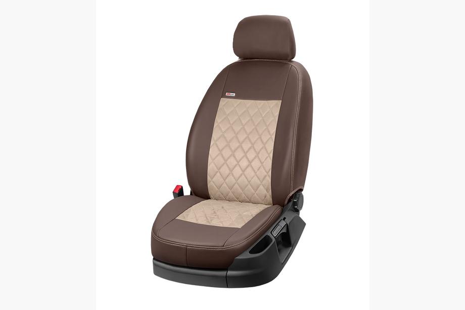 BMW X5 G05 2019–2026 Car seat covers eco-leather+fabric+alcantara Eco Prestige Antara (full interior) Photo 13