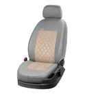 Iveco Trakker 2013- Car Seat Covers Eco Leather+Fabric+Alcantara Eco Prestige Antara (Front Seats) photo 14
