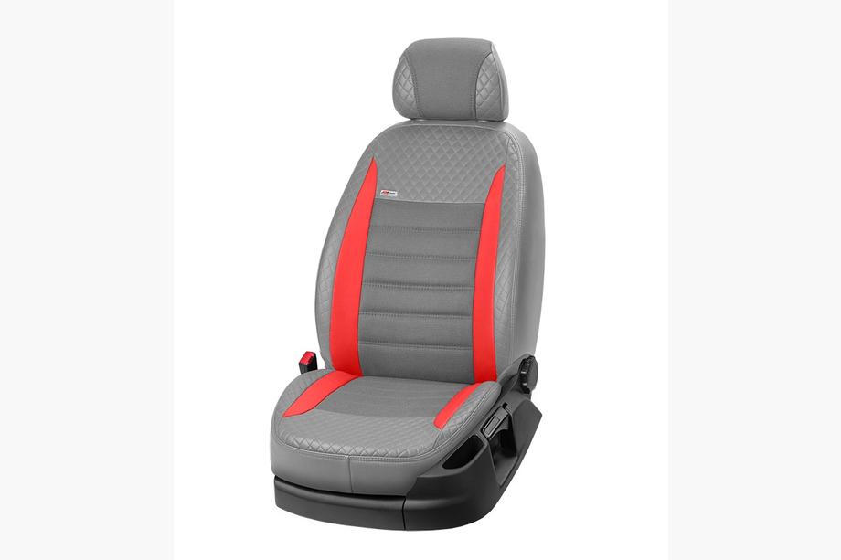 Ford Fusion 2002-2012 Car Seat Covers Eco Leather+Fabric+Alcantara Vip Elite 2020 (Full Set) Photo 5
