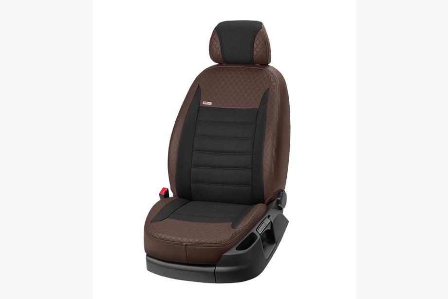 Ford Fusion 2002-2012 Car Seat Covers Eco Leather+Fabric+Alcantara Vip Elite 2020 (Full Set) Photo 11