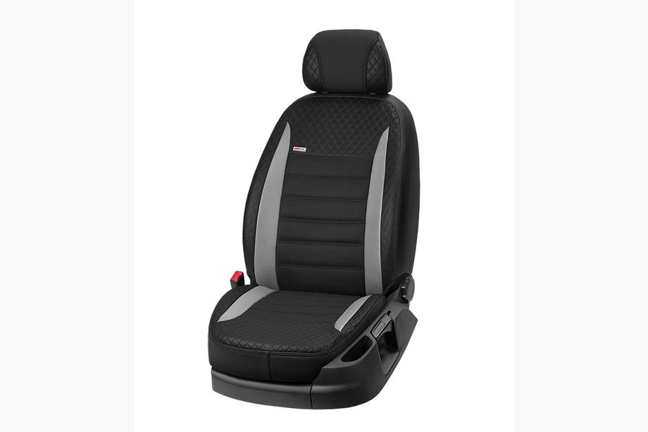 Ford Fusion 2002-2012 Car Seat Covers Eco Leather+Fabric+Alcantara Vip Elite 2020 (Full Set) Photo 12