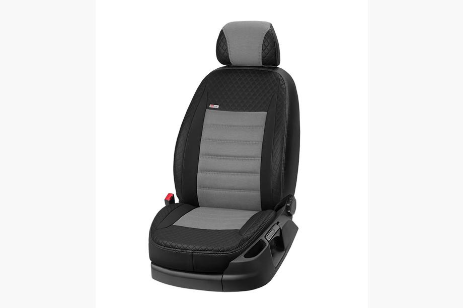 Ford Fusion 2002-2012 Car Seat Covers Eco Leather+Fabric+Alcantara Vip Elite 2020 (Full Set) Photo 13