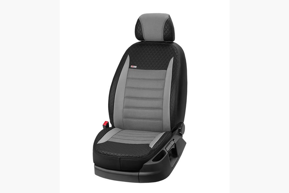 Ford Fusion 2002-2012 Car Seat Covers Eco Leather+Fabric+Alcantara Vip Elite 2020 (Full Set) Photo 14