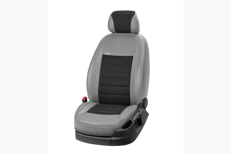Ford Fusion 2002-2012 Car Seat Covers Eco Leather+Fabric+Alcantara Vip Elite 2020 (Full Set) Photo 16
