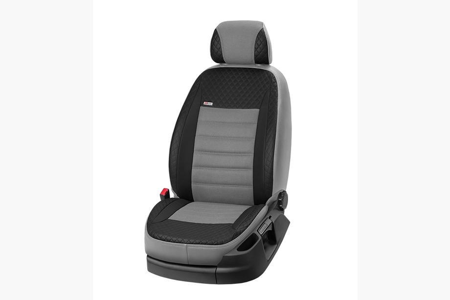 Ford Fusion 2002-2012 Car Seat Covers Eco Leather+Fabric+Alcantara Vip Elite 2020 (Full Set) Photo 19