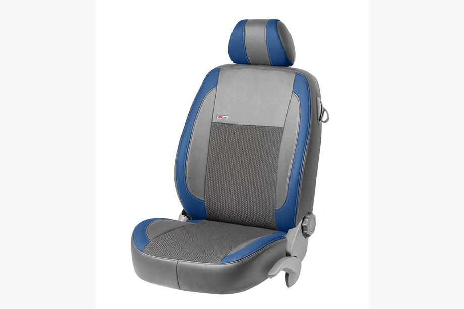 Toyota Previa 1990-2000 Car Seat Covers Eco Leather+Fabric+Alcantara VIP Elite (Full Set) Photo 6