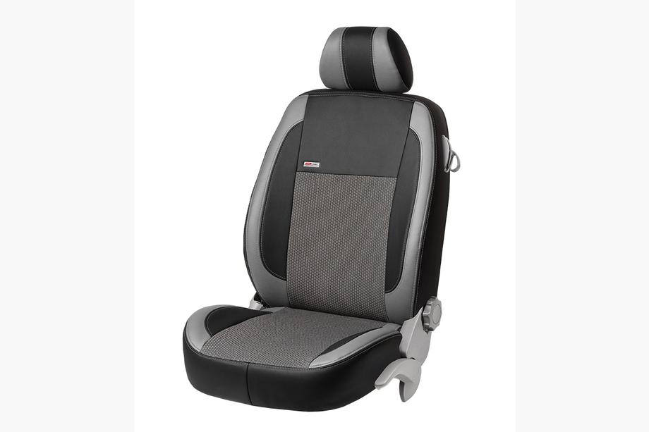 Toyota Previa 1990-2000 Car Seat Covers Eco Leather+Fabric+Alcantara VIP Elite (Full Set) Photo 8