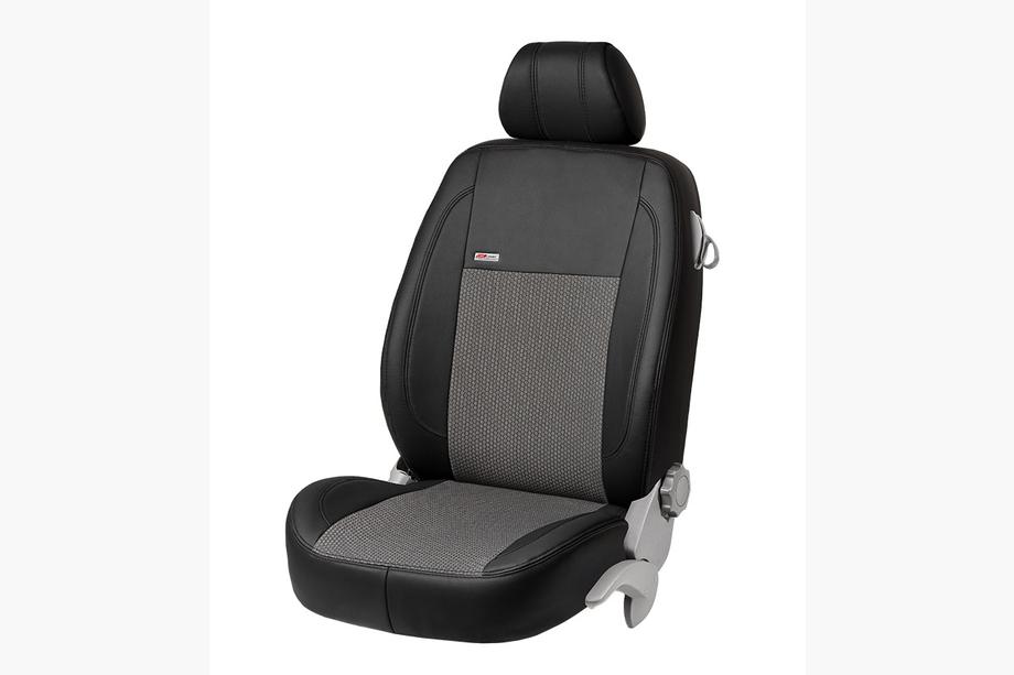 Toyota Previa 1990-2000 Car Seat Covers Eco Leather+Fabric+Alcantara VIP Elite (Full Set) Photo 9