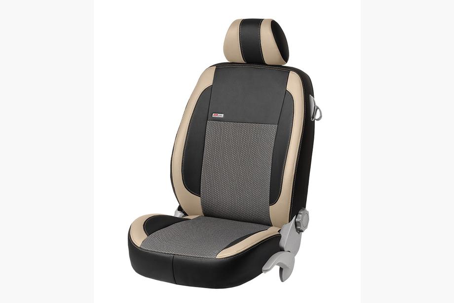 Toyota Previa 1990-2000 Car Seat Covers Eco Leather+Fabric+Alcantara VIP Elite (Full Set) Photo 10