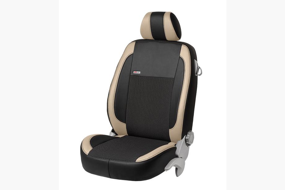 Toyota Previa 1990-2000 Car Seat Covers Eco Leather+Fabric+Alcantara VIP Elite (Full Set) Photo 11
