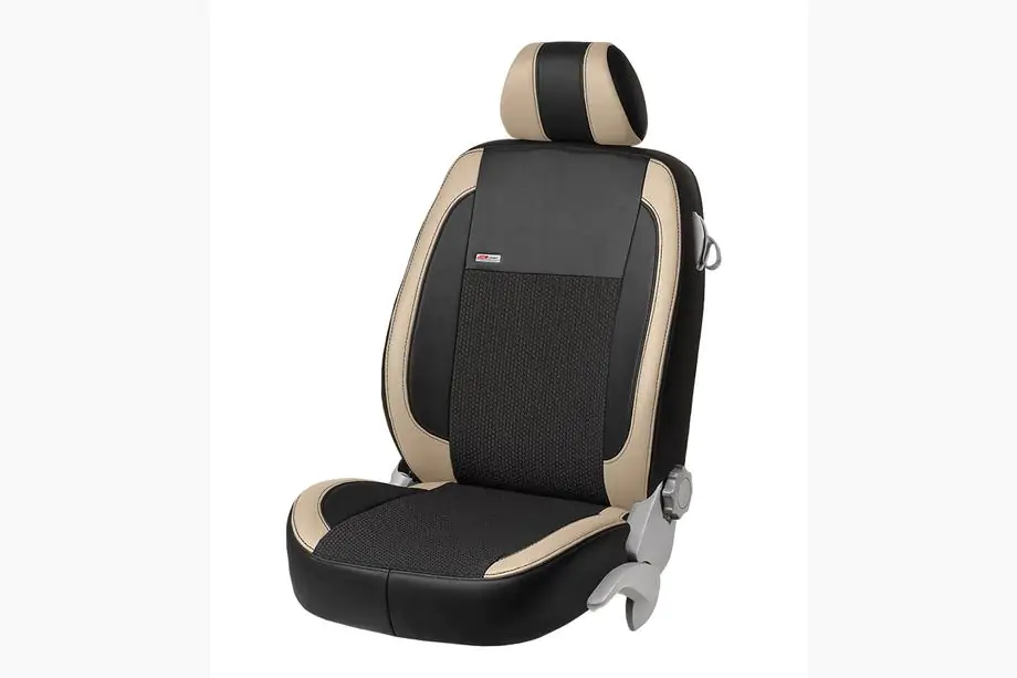 Fiat Palio 1996-2011 Car Seat Covers Eco Leather+Fabric+Alcantara VIP Elite (Full Set) Photo 11