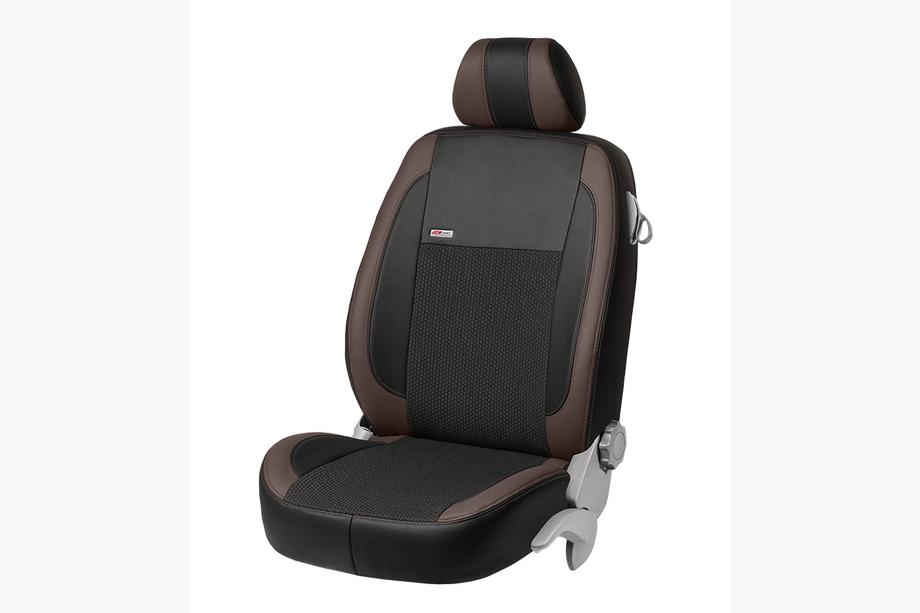 Toyota Previa 1990-2000 Car Seat Covers Eco Leather+Fabric+Alcantara VIP Elite (Full Set) Photo 12