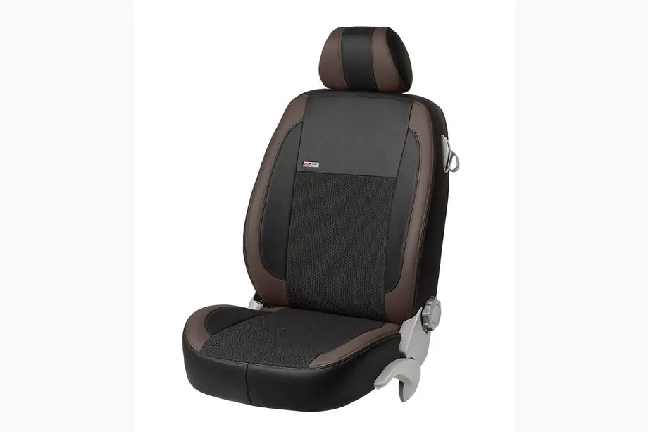 Fiat Palio 1996-2011 Car Seat Covers Eco Leather+Fabric+Alcantara VIP Elite (Full Set) Photo 12