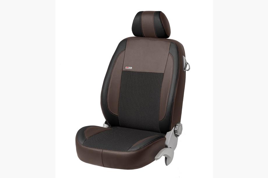 Toyota Previa 1990-2000 Car Seat Covers Eco Leather+Fabric+Alcantara VIP Elite (Full Set) Photo 13