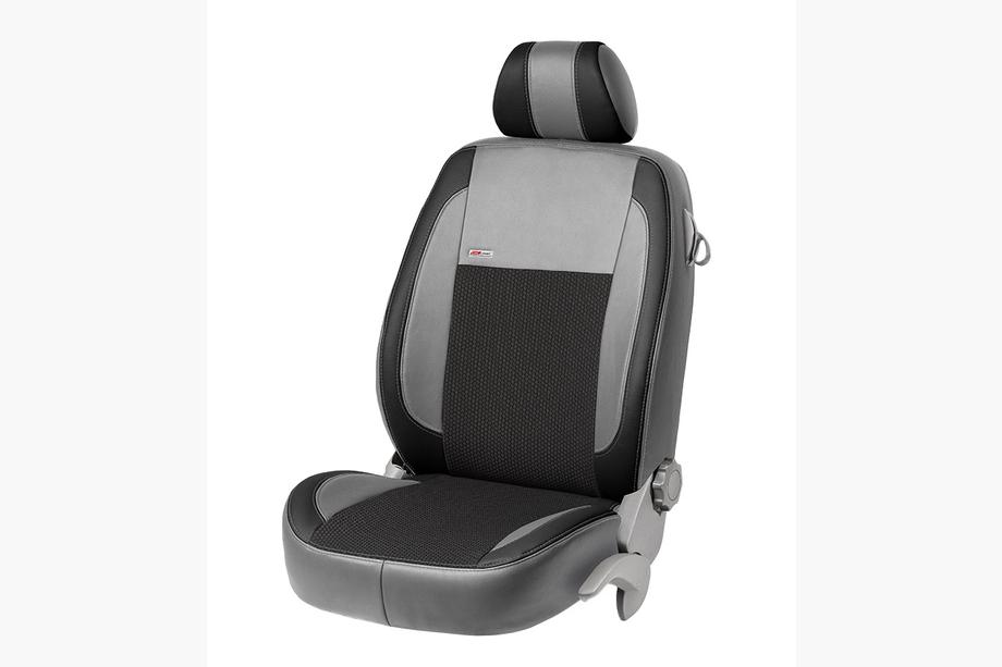 Toyota Previa 1990-2000 Car Seat Covers Eco Leather+Fabric+Alcantara VIP Elite (Full Set) Photo 14