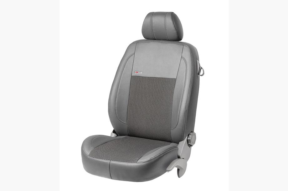 Toyota Previa 1990-2000 Car Seat Covers Eco Leather+Fabric+Alcantara VIP Elite (Full Set) Photo 2