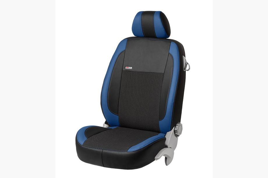 Toyota Previa 1990-2000 Car Seat Covers Eco Leather+Fabric+Alcantara VIP Elite (Full Set) Photo 5