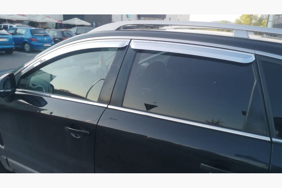 Opel Antara 2006-2017 Chrome Window Deflectors (4 pcs, Korea) Image