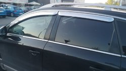 Opel Antara 2006-2017 Chrome Window Deflectors (4 pcs, Korea) photo 1