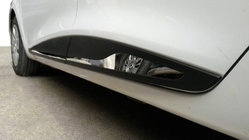 Renault Clio IV 2012-2019 Straight door moldings (4 pcs, stainless steel) photo 3