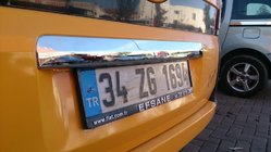 Peugeot Bipper 2008-2017 Chrome trim above license plate (stainless steel) Carmos - Turkish Stainless Steel photo 3