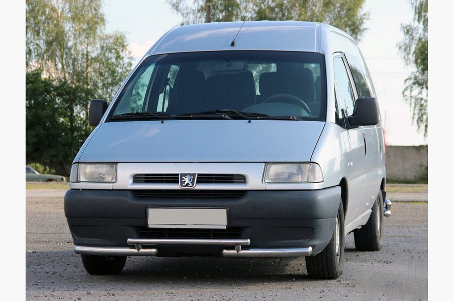 Citroen Jumpy 1996-2007 Front Bar ST009 (Stainless Steel) 60 mm Image