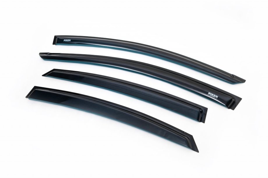 Hyundai Accent 2011-2017 Window Deflectors SD (4 pcs, Niken) Image