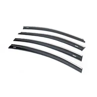 Window Deflectors with Chrome Trim SD (4 pcs, Niken)